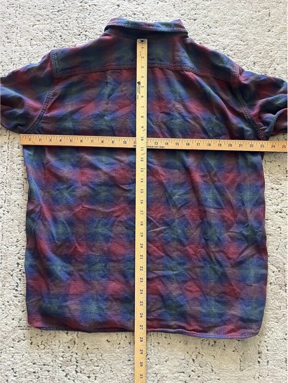 Levis Mens Plaid Flannel Long Sleeve Button Down Shirt L⁠